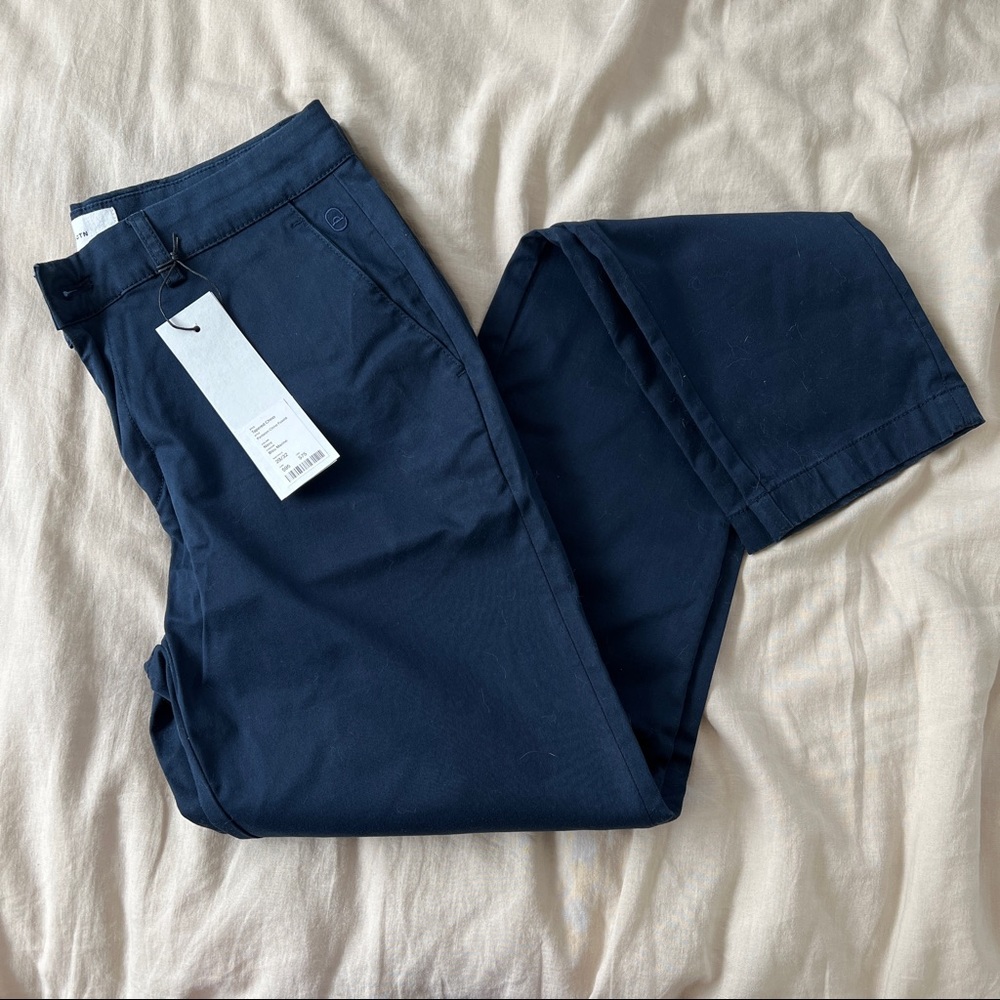 NWT KOTN Navy Tapered Chino 29/32